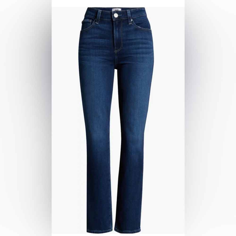 PAIGE Women's Gemma High Waist Cigarette Blue Jeans Size 27
93% cotton